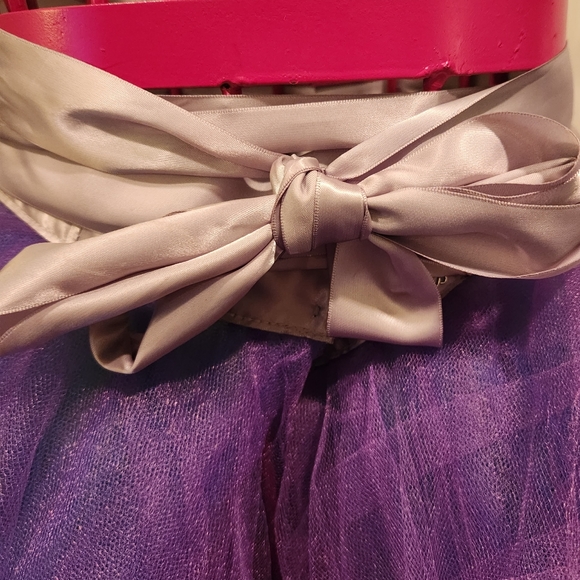 Hugh purple green &blue three layered costom TUTU/SILK RIBBON. - Picture 4 of 6